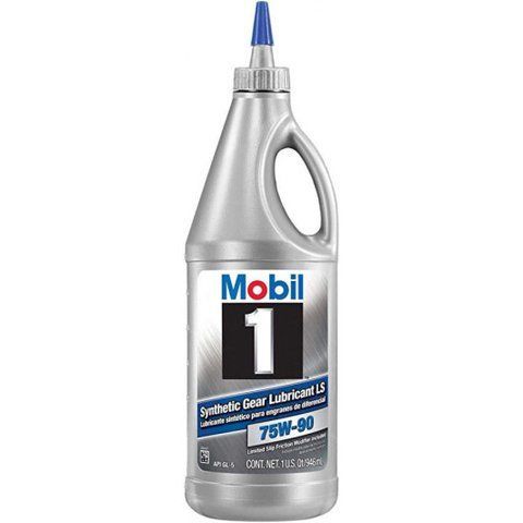 Mobil 1 Syn Gear Lube LS GL-5 75W-90, 1 л (104361) синтетична трансмісійна олива фото