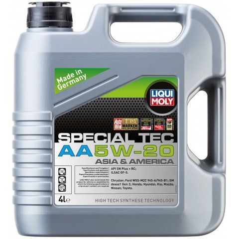 Liqui Moly Special Tec AA 5W-20 4 л, (7621) моторное масло фото