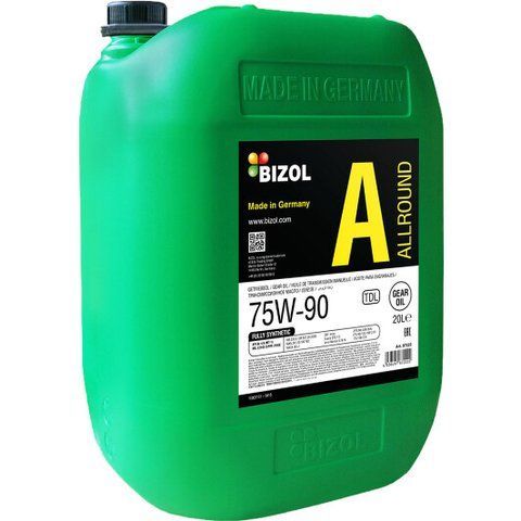 Bizol Allround Gear Oil TDL GL-4 GL-5 MT-1 75W-90, 20 л (b87222) синтетична трансмісійна олива фото