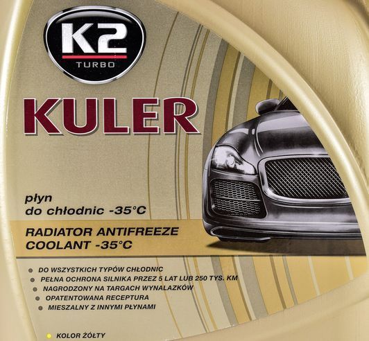 Готовий антифриз K2 Kuler жовтий -35 &deg;C фото