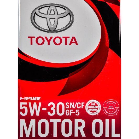 Toyota SN/GF-5 5W-30 4 л, (0888010705) моторное масло фото