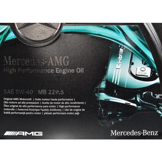 Mercedes-Benz High Performance Engine Oil MB AMG 229.5 0W-40 5 л, моторное масло фото