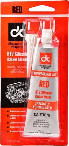 Формирователь прокладок Дорожная Карта Copper RTV Silicone Gasket Maker красный фото