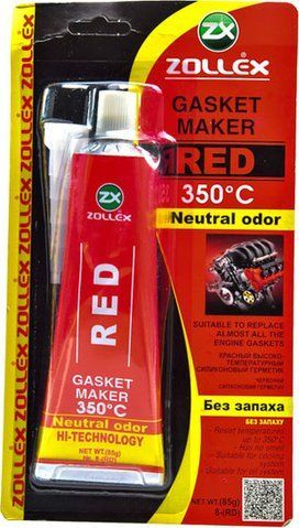 Zollex Gasket Maker (без запаха) красный формирователь прокладок, 85 мл (8RD) фото