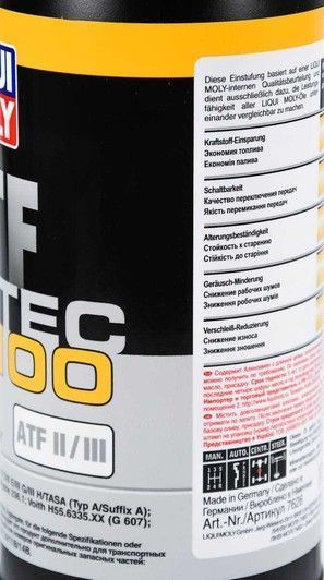 Liqui Moly TOP TEC ATF 1100, 1 л (7626) синтетическое трансмиссионное масло фото