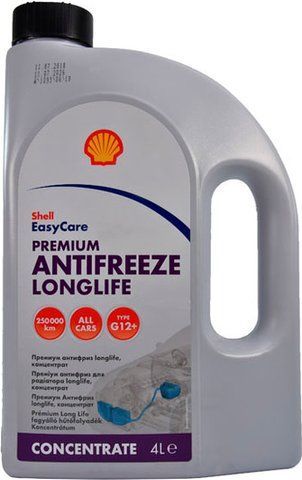 Shell Premium Long Life G12/G12+ червоний, 4 л (PBT75B) концентрат антифризу фото