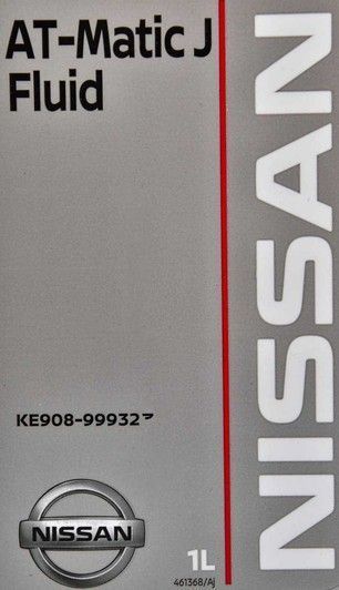 Nissan ATF Matic J(Европа), 1 л (ke90899932) синтетическое трансмиссионное масло фото