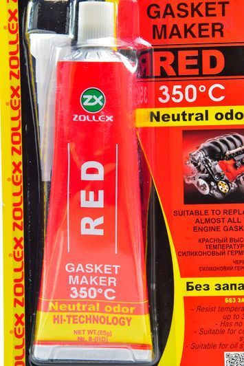 Zollex Gasket Maker (без запаху) червоний формувач прокладок, 85 мл (8RD) фото