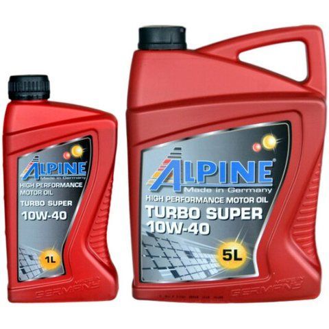Alpine Turbo Super 10W-40 5 л, (100342) моторна олива фото