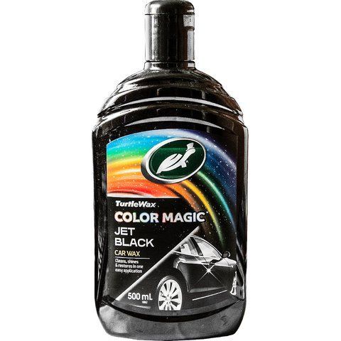 Turtle Wax Color Magic Jet Black Wax черный, 500 мл (52708) цветной полироль для кузова фото