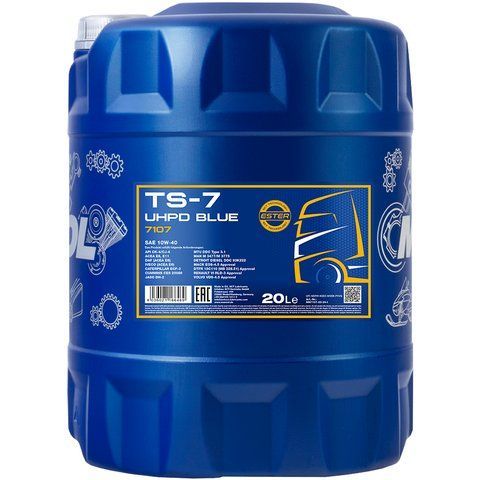 Mannol TS-7 UHPD Blue 10W-40, 20 л (MN7107-20) моторное масло фото