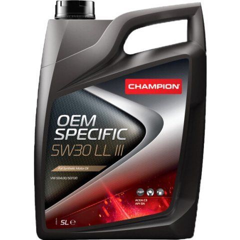 Champion OEM Specific LL III 5W-30 5 л, (8208217) моторна олива фото