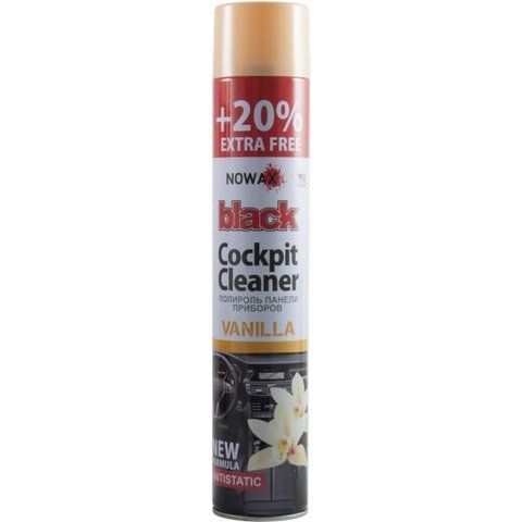 Поліроль для салону Nowax Black" Cockpit Cleaner ваніль 750 мл NX00701" фото