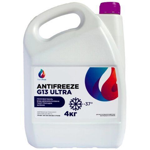 Готовий антифриз NanoFrost Ultra G13 фіолетовий -37 &deg;C фото
