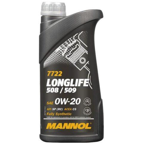 Mannol OEM Longlife 508/509 0W-20 1 л, (MN7722-1) моторна олива фото