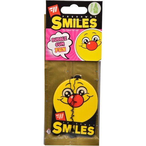 Ароматизатор Fresh Way Smiles Dry Bubble Gum фото