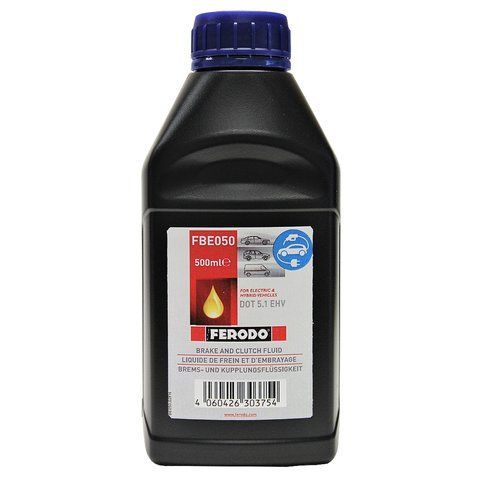 Ferodo Synthetic DOT 5.1 EHV, 0,5 л (FBZ050) тормозная жидкость пластиковая тара фото
