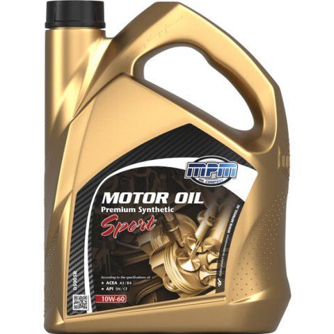 MPM Premium Synthetic Sport 10W-60 5 л, (05005R) моторное масло фото