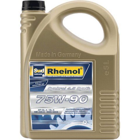 SWD Rheinol Synkrol 4.5 Synth GL-4/5 MT-1 75W-90, 5 л (30645580) синтетична трансмісійна оливаас фото
