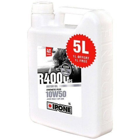 Ipone R 4000 RS 10W-50, 5 л (800396) моторное масло 4T фото