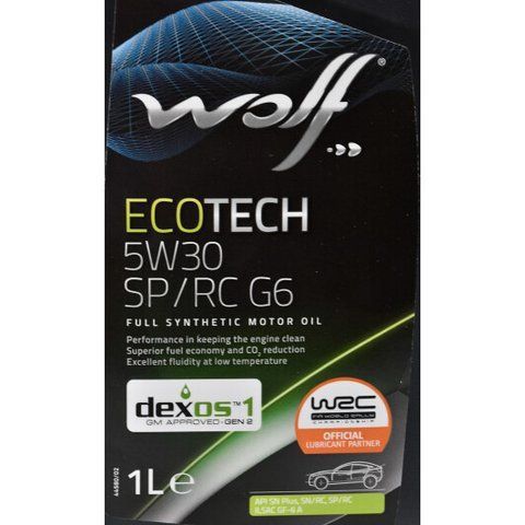 Wolf Ecotech SP/RC G6 5W-30, 1 л (1047289) моторное масло фото