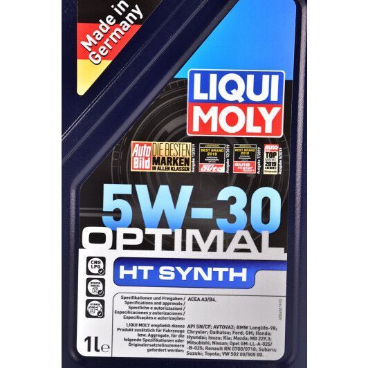 Liqui Moly Optimal HT Synth 5W-30 1 л, (39000) моторное масло фото