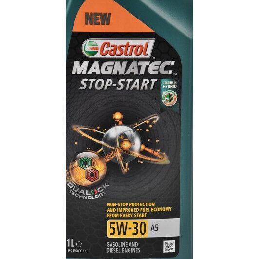Castrol Magnatec Stop-start A5 5W-30 1 л, (CASMAGN5W30A51L) моторное масло фото