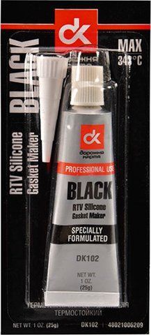 Дорожная Карта Copper RTV Silicone Gasket Maker черный формирователь прокладок, 25 мл (DK102) фото