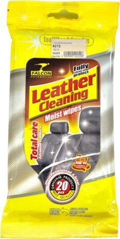 Серветки Falcon Leather Cleaning 4212 з нетканого матеріалу 20 шт фото