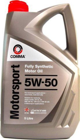 Comma Motorsport 5W-50 5 л, (MS5L) моторна олива фото