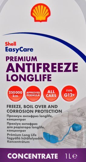 Shell Premium Long Life G12/G12+ червоний, 1 л (PBT75F) концентрат антифризу фото