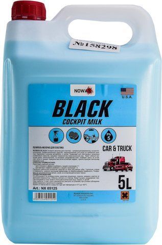 Поліроль для салону Nowax Black Cockpit Milk 5000 мл NX05125 фото