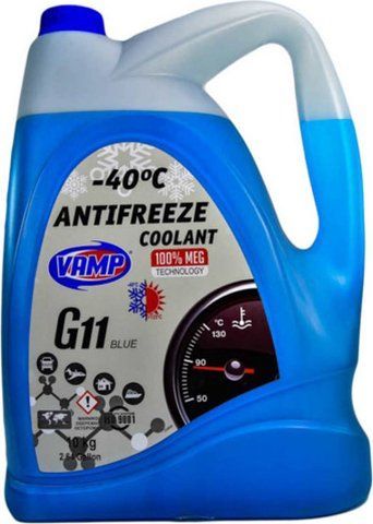 Готовый антифриз VAMP MEG G11 синий -40 &deg;C фото
