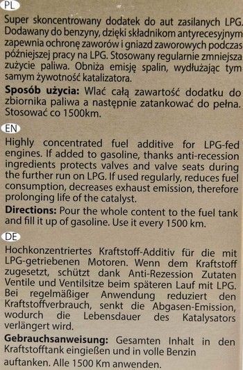 K2 Fuel additive for LPG cars, 50 мл (t317) присадка фото