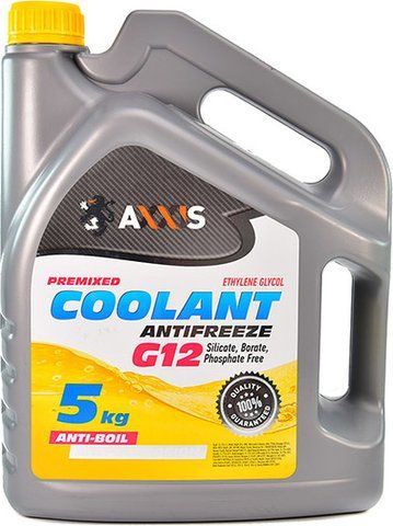 Готовий антифриз Axxis Coolant G12 жовтий -32 &deg;C фото