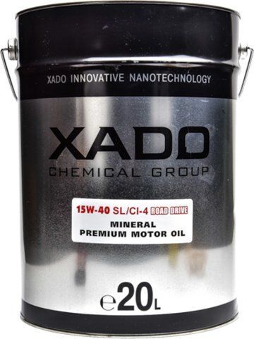 XADO Atomic SL/CI-4 15W-40 20 л, (xa28513) моторное масло фото