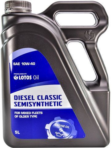 LOTOS Diesel Classic Semisyntic 10W-40 5 л, моторное масло фото