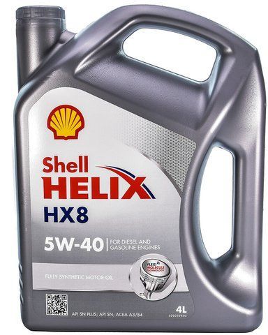 Shell Helix HX8 Synthetic 5W-40 4 л, (550040296) моторна олива фото