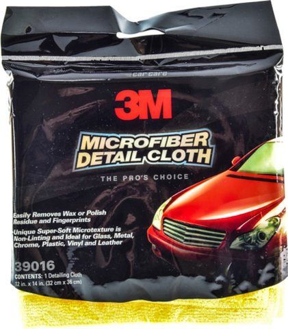 Салфетка 3M Microfiber Detail Cloth Clip Strip 39016 микрофибра 32 х 36 см фото