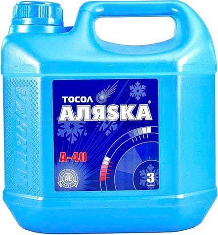 Готовый антифриз АЛЯSКА Эко А-40 синий -30 &deg;C фото