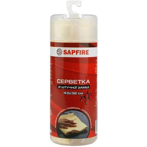 Sapfire SA-216 искусственная замша, 43х32 см (400151) салфетка фото