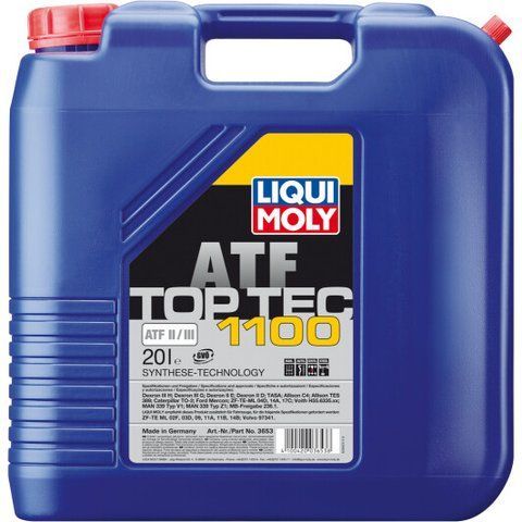 Liqui Moly TOP TEC ATF 1100, 20 л (3653) синтетическое трансмиссионное масло фото