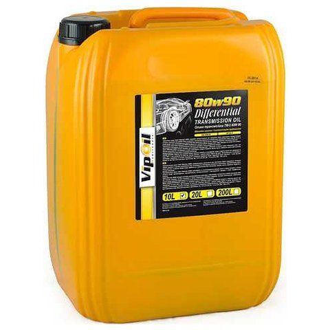 VIPOIL Differential 80W-90, 10 л (0162858) минеральное трансмиссионное масло фото