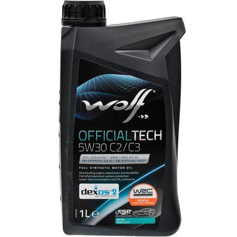 Wolf Officialtech C2/C3 5W-30 1 л, (8332371) моторна олива фото