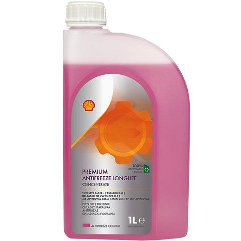 Shell Premium Long Life G12/G12+ червоний, 1 л (PBT75F) концентрат антифризу фото