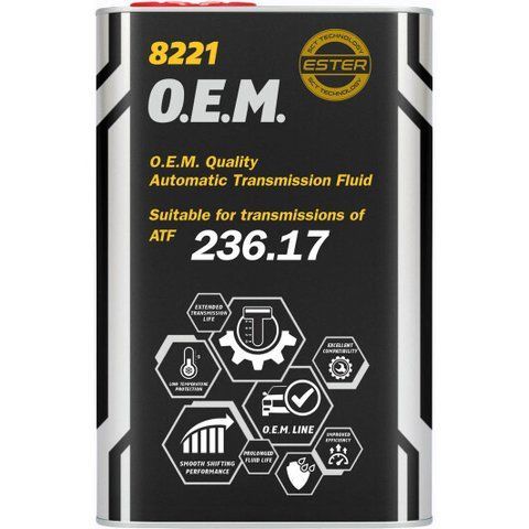 Mannol OEM for 9G-Tronic, 1 л (MN8221-1ME) синтетична трансмісійна олива фото
