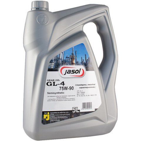 Jasol Gear Oil 75W-90, 5 л (325072) напівсинтетична трансмісійна олива фото