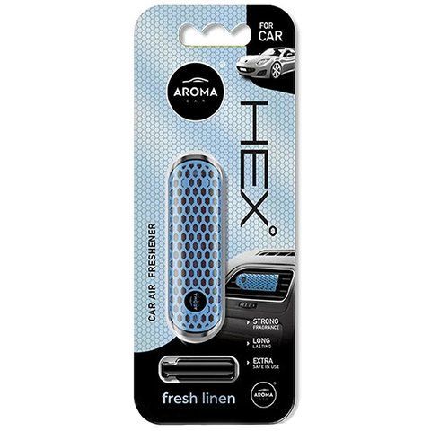 Aroma Car HEX Fresh Linen, 10 г (10447) ароматизатор фото