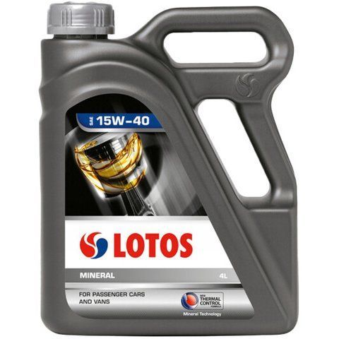 LOTOS Mineral 15W-40 4 л, моторное масло фото