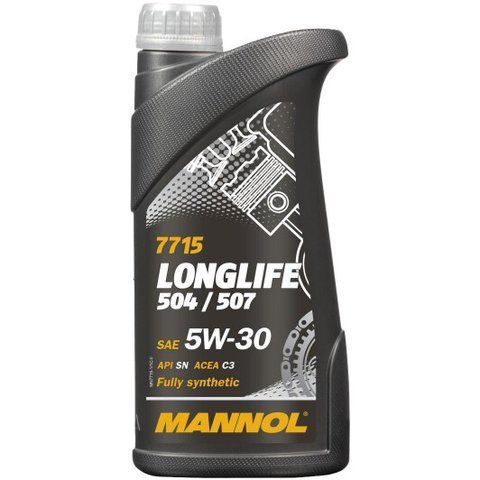 Mannol Longlife 504/507 5W-30 1 л, (MN7715-1) моторна олива фото